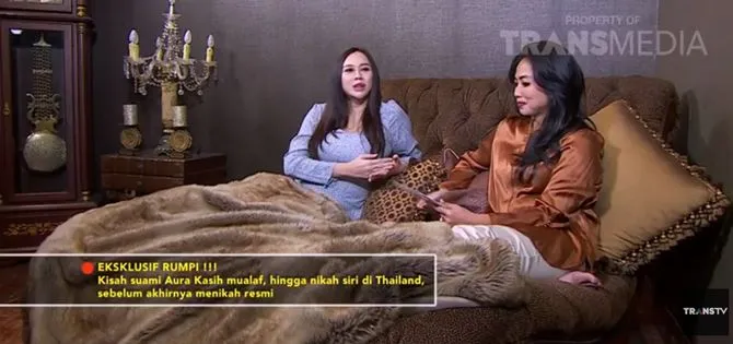 Aura Kasih blak-blakan tentang pernikahannya (credit: YouTube/Trans TV official)