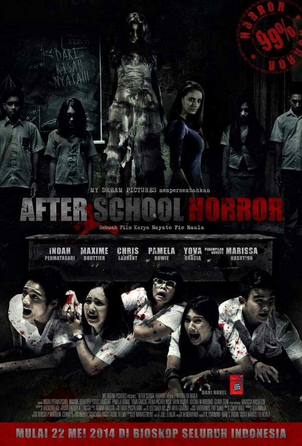 Poster Seram Film 'AFTER SCHOOL HORROR' Tersebar 