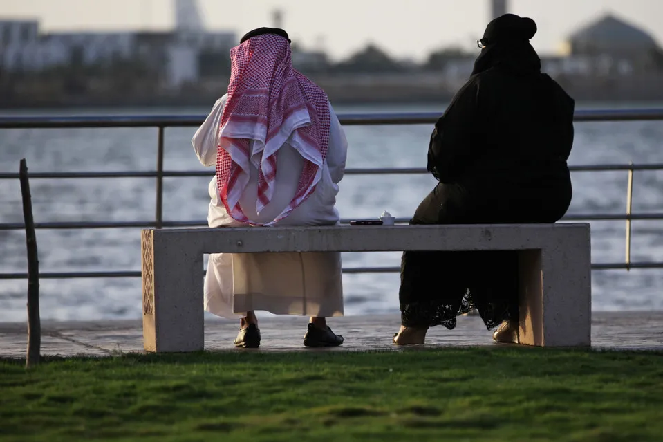 Perayaan Valentine di Arab Saudi dilakukan secara sembunyi-sembunyi karena dianggap ilegal oleh negara © wall street journal
