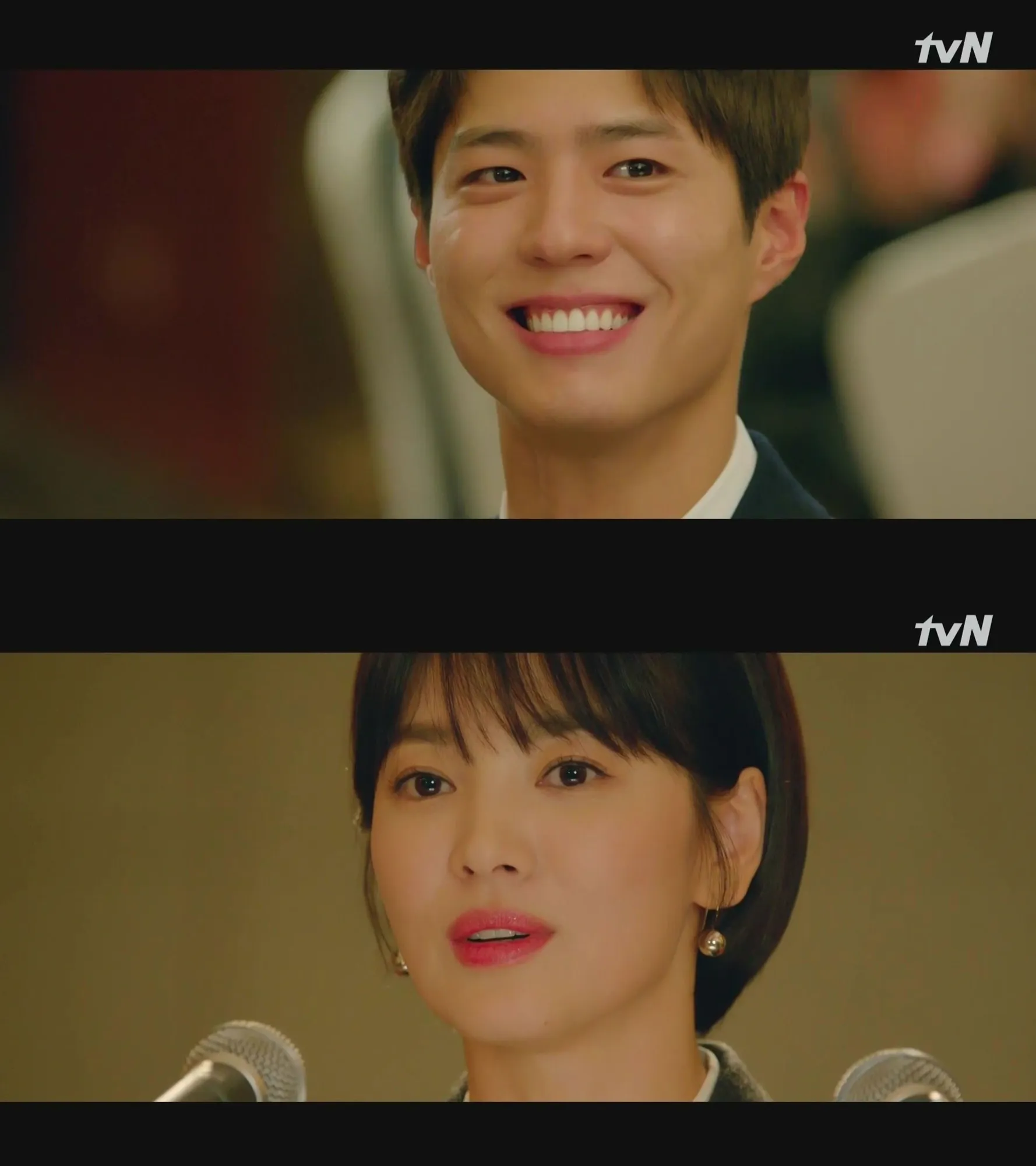 Pertemuan pertama Cha Soo Hyun dan Kim Jin Hyuk setelah kembali ke Seoul. © tvN