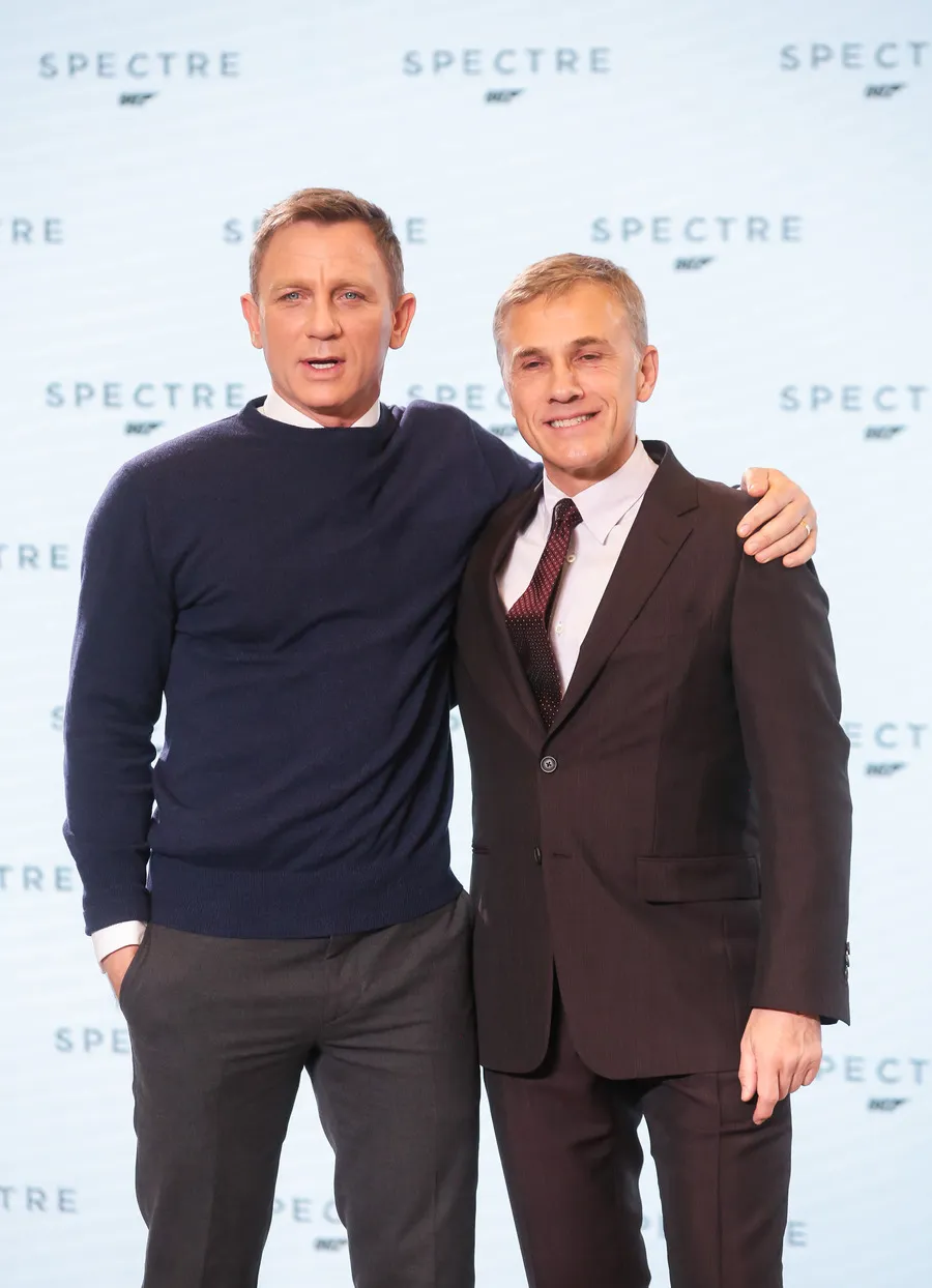 Daniel Craig dan Christoph Waltz akan beradu akting dalam SPECTRE/©Splashnews