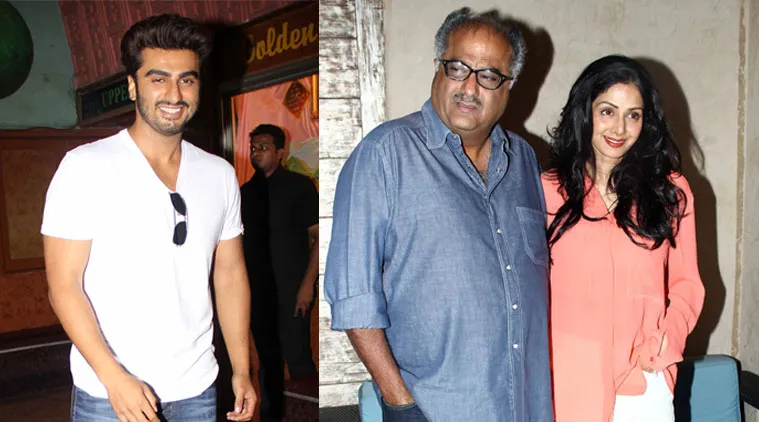 Sridevi tak pernah akur dengan Arjun Kapoor ©The Indian Express