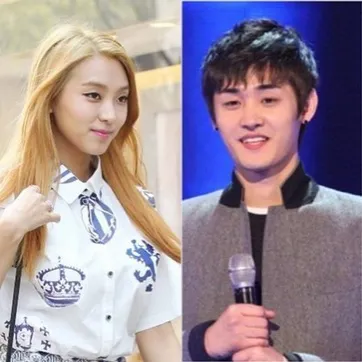 Bora dan Sam Goo digosipkan pacaran hanya karena saling menyapa © allkpop.com