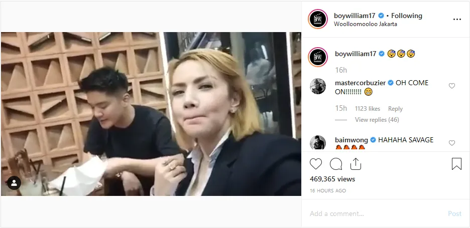 Credit: ©instagram.com/boywilliam17