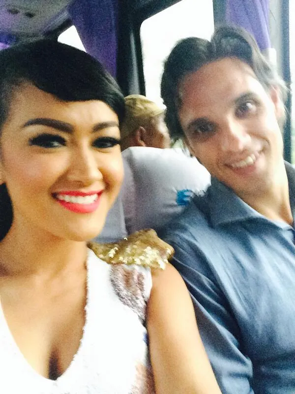 Julia Perez bersama Nuno Gomez. Foto: @juliaperez