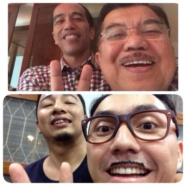 Parodi Omesh dan Ringgo Agus/@omeshomesh