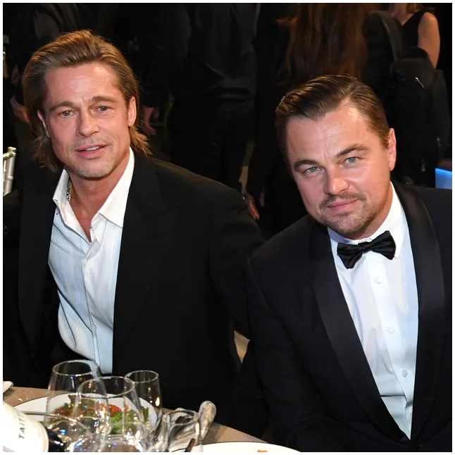 Brad Pitt dan Leonardo Di Caprio para pemeran