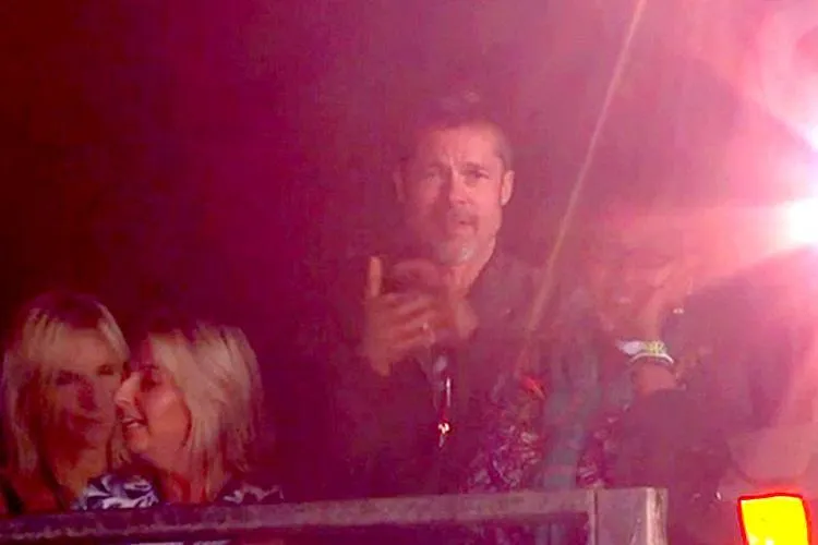 Brad Pitt hadiri festival di Glastonbury @ The Sun