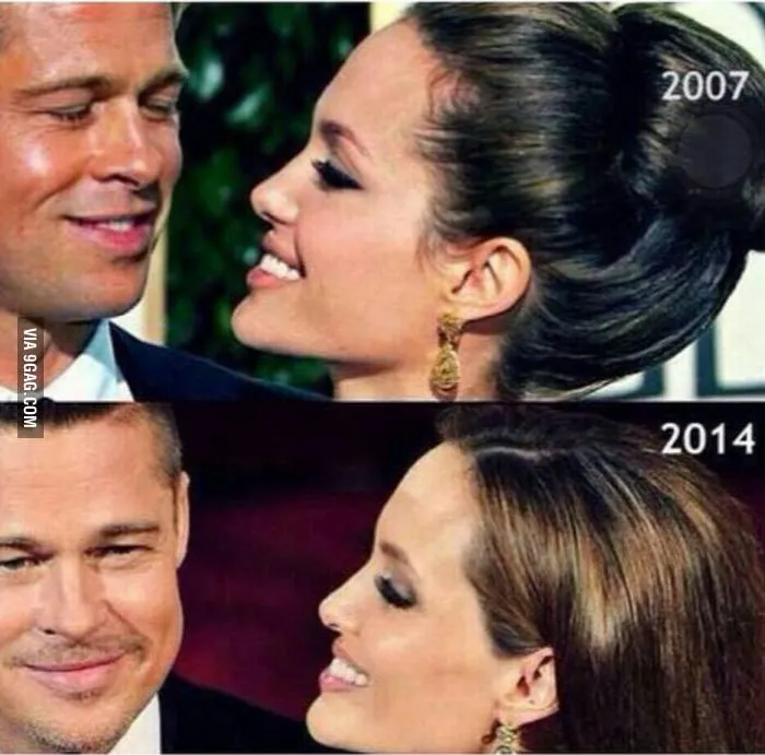 Brad Pitt dan Angelina Jolie @ 9gag.com