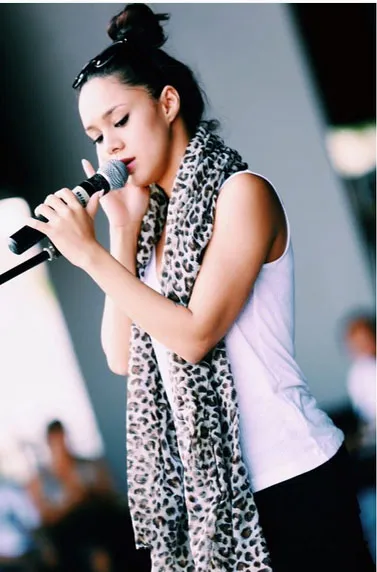 Nyanyi tanpa SID, Brianna nervous!/Instagram.com/BriannaSimorangkir