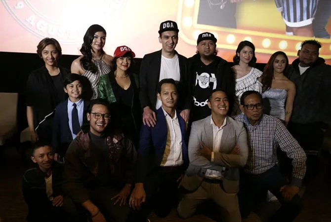 Brianna Simorangkir dan cast film DOA-DOYOK OTOY ALI ONCOM: CARI JODOH © KapanLagi.com/Agus Apriyanto