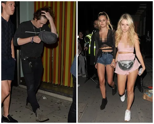 Brooklyn party bareng Lottie Moss © istimewa