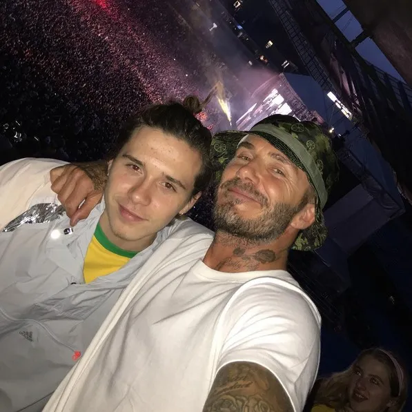 Brooklyn kerap meniru penampilan ayahnya © instagram.com/davidbeckham
