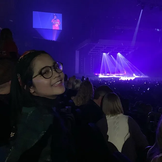 Cinta Kuya nonton konser Bruno Mars di Nevada (Credit: instagram.com/cintakuya)