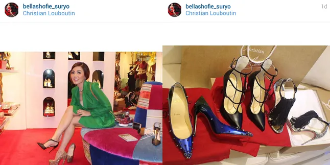 Belanja sepatu mahal, Bella Shofie habiskan budget puluhan juta/©instagram.com/bellashofie_suryo