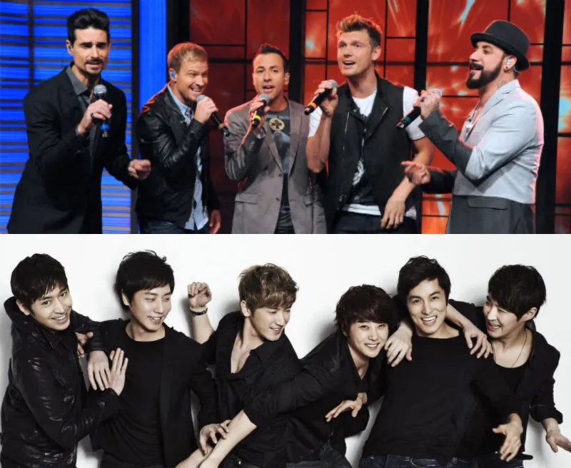 Backstreet Boys - Shinhwa ©soompi.com