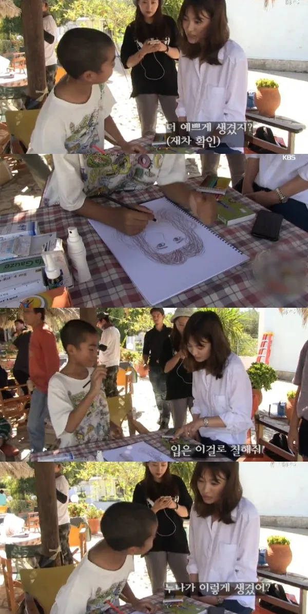 BTS syuting Song Hye Gyo. © soompi.com