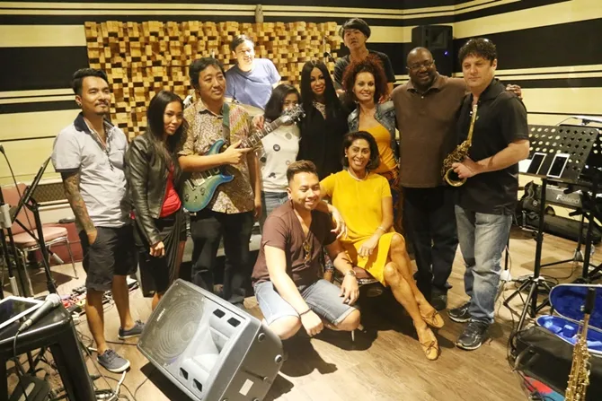 Saat latihan untuk konser tribute Koes Plus © Kapanlagi.com