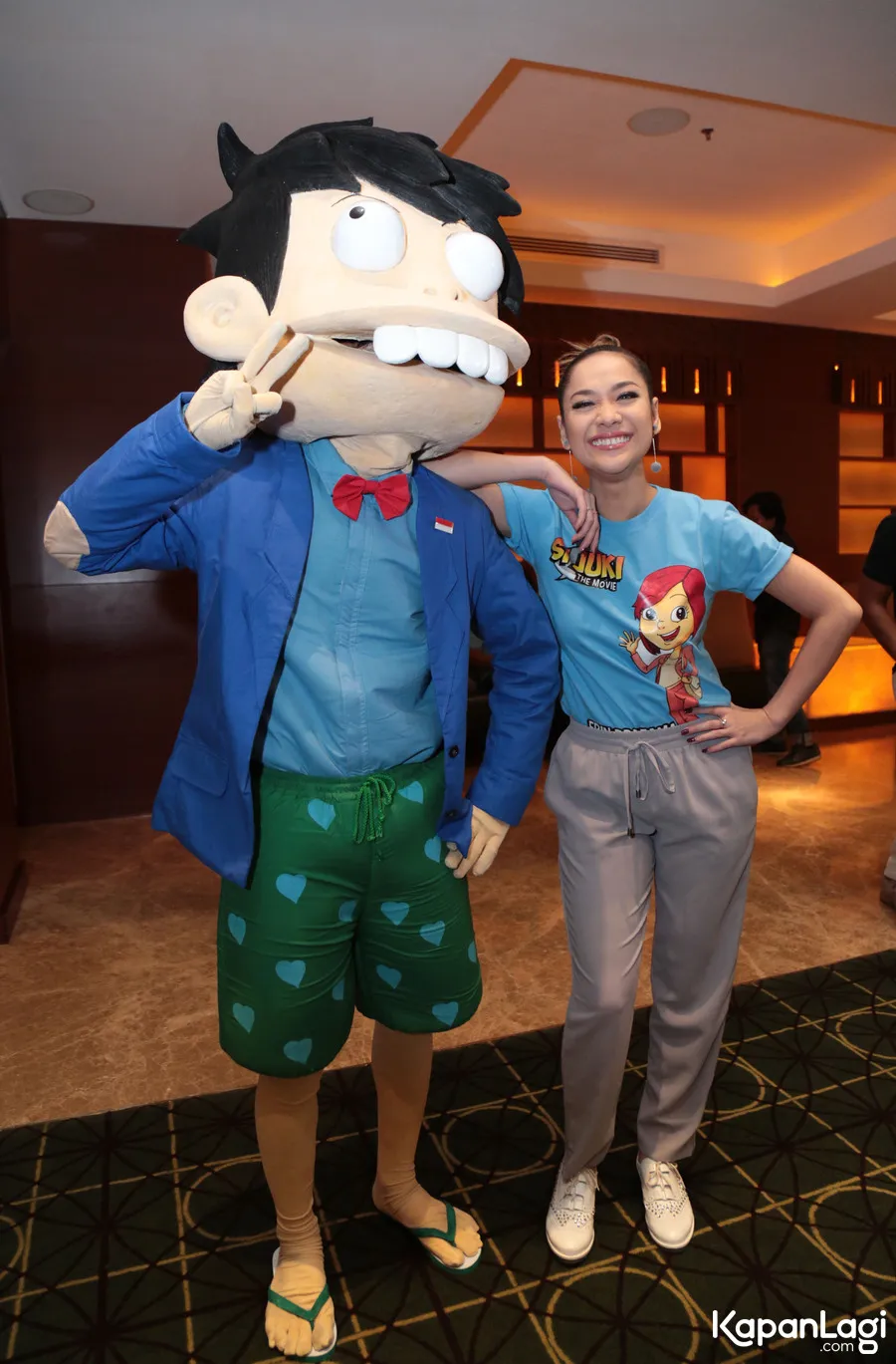 BCL mengisi suara karakter Erin dalam film animasi SI JUKI. ©KapanLagi.com/Muhammad Akrom Sukarya