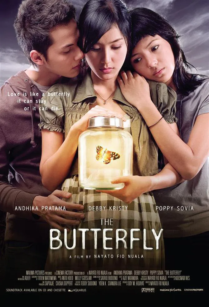 Dalam film BUTTERFLY Andhika Pratama beradu akting dengan Poppy Sovia dan Debby Kristy © Maxima Pictures