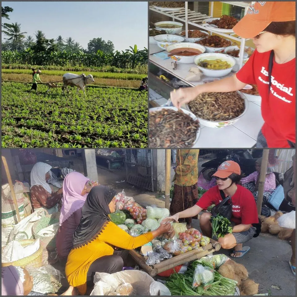 Tamara Blezynski blusukan di Pasar. Twitter.com/tamara_blesz