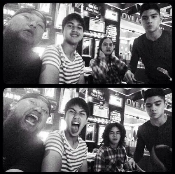 Al El Dul selfie dengan ekspresi masing-masing ©twitter