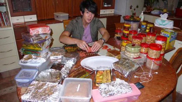 Wu Chun saat merayakan tahun baru Imlek @xin.msn.com