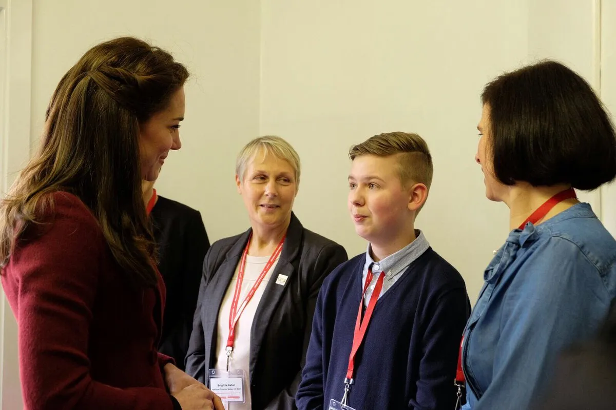 Kate Middleton mengunjungi anak-anak dengan masalah kesehatan mental © Twitter.com/Kensington Royal