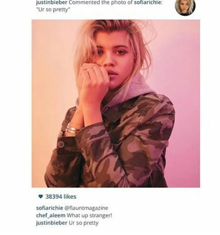 Justin Bieber puji kecantikan Sofia Richie © Instagram.com