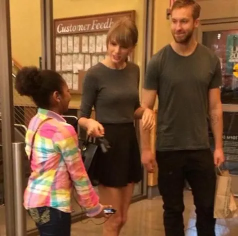 Taylor Swift dan Calvin Harris tertangkap kamera sedang berduaan © Perez Hilton