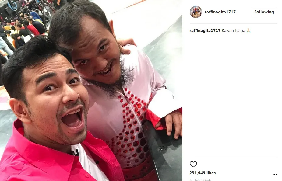 Raffi Ahmad menyebut Caisar sebagai kawan lama ©instagram/raffinagita1717