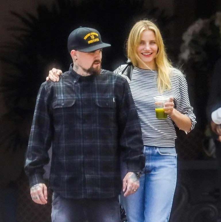 Cameron dan Benji sama-sama terlihat bahagia © Just Jared