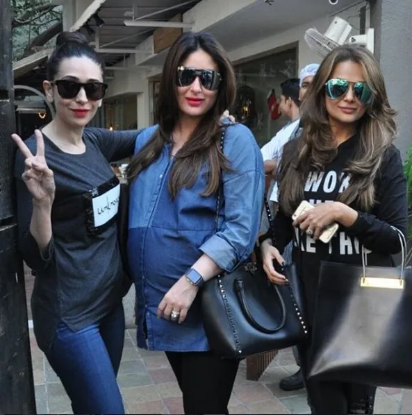 Kareena masih hangout sampai sehari sebelum persalinannya ©instagram/manav.manglani