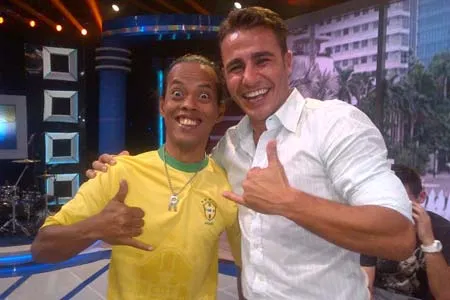 Fabio Cannavaro dan Ronaldikin saat bertemu di tahun 2012. @twitter/fabiocannavaro