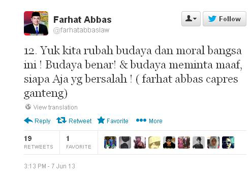 farhat abbas: main hp gak bikin pesawat jatuh!