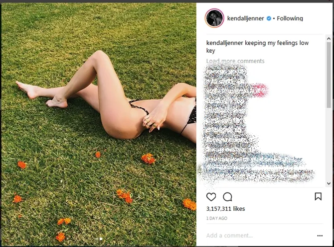 Kaki seksi Kendall ini diunggah untuk Diplo? © Kendall Jenner Instagram