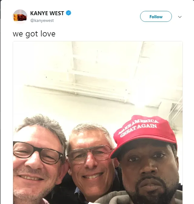 Got Love? (Cr: twitter.com/kanyewest)