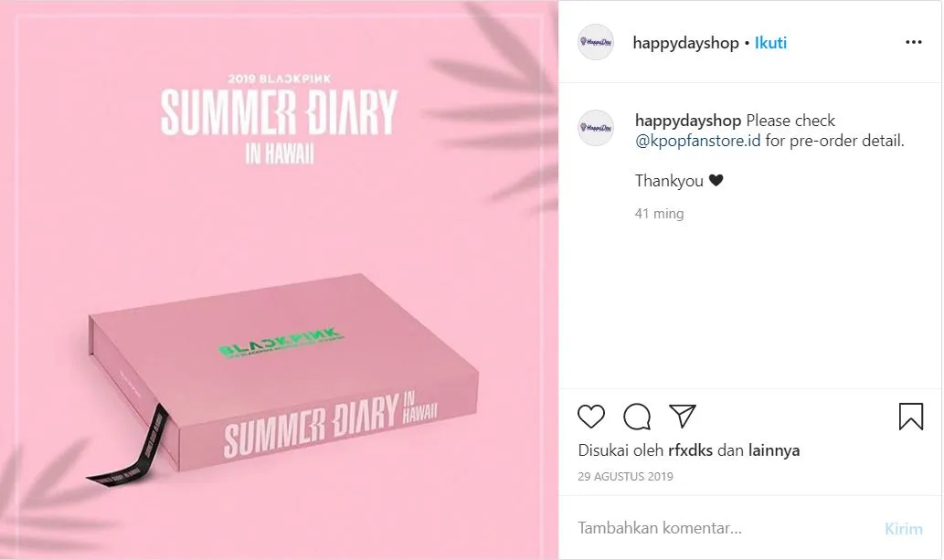 ©Instagram/happydayshop