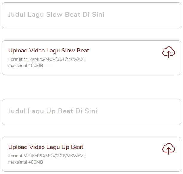 Perhatikan format dan ukuran maksimal file (credit: Kapanlagi.com/indosiar)