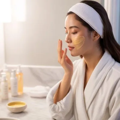 3. Cara Menggunakan Masker Acnaway pada Malam Hari untuk Hasil Optimal (c) Ilustrasi AI