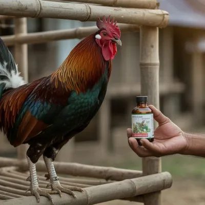 Kesalahan yang Harus Dihindari saat Memberikan Rainbow pada Ayam Aduan (c) Ilustrasi AI