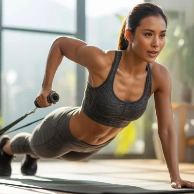 6. Cara Menggunakan Tummy Trimmer dengan Posisi Duduk di Kursi untuk Biceps (c) Ilustrasi AI