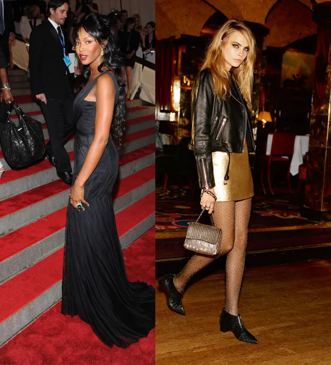 Cara Delevinge & Naomi Campbell dikabarkan telah bertengkar © Splashnews.com