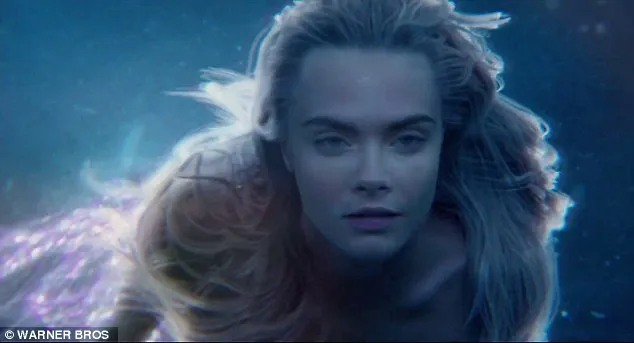 Cara berperan sebagai putri duyung dalam PAN @ Warner Bros