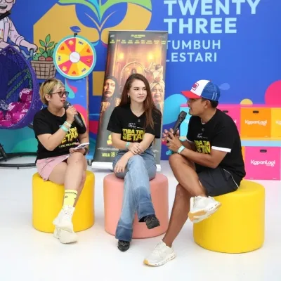 Cast 'TIBA TIBA SETAN' Ramaikan Hari Kedua KLBB 2026, Tanta Ginting: Ini Horor yang Beda!