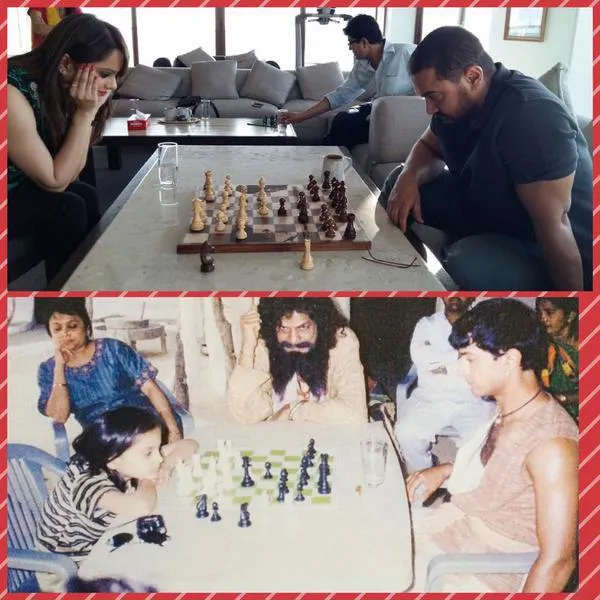 Ini dia momen Aamir Khan melawan Dhyani Dave bermain catur untuk kedua kalinya @twitter.com/aamir_khan
