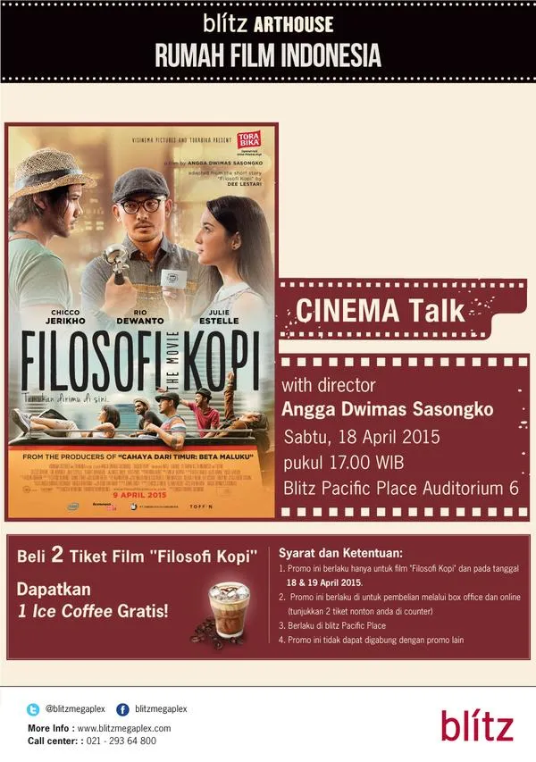 Filosofi Kopi @foto: twitter.com/blitzmegaplex