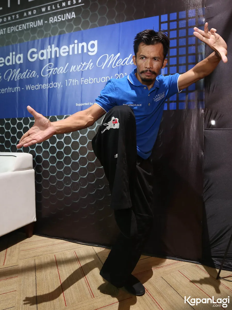 Cecep Arif Rahman bicara sebagai seorang guru pencak silat. ©KapanLagi.com/Budy Santoso