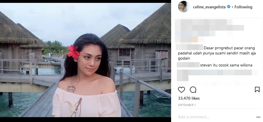 Celine masih sering dihujat sampai sekarang ©celine_evangelista
