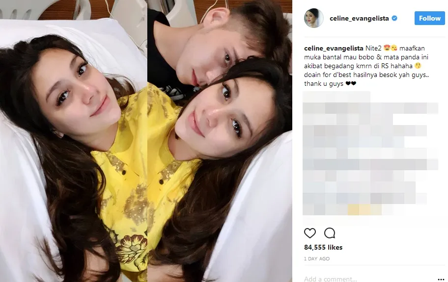 Celine akan melahirkan ©instagram/celine_evangelista